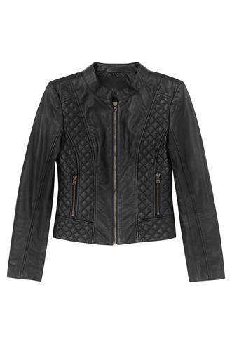 Jaqueta Javali Couro Preta