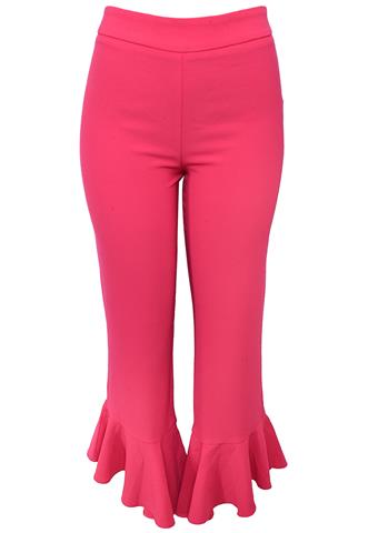 Calça Kes Babado  Rosa