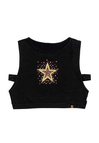 Cropped Kalor Magic Estrela Preta