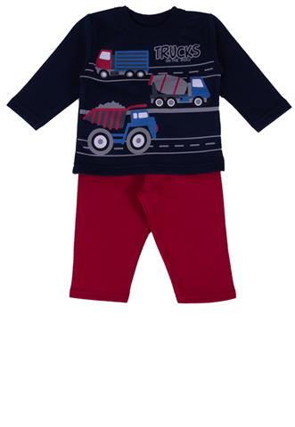 Conjunto Kyly Caminhão Azul/Vermelho