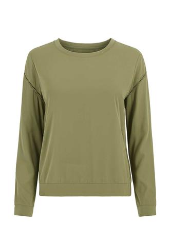 Bata La Chocolê Manga Longa Verde