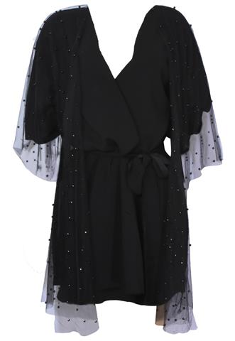 Vestido Lucas Anderi Tule Preto