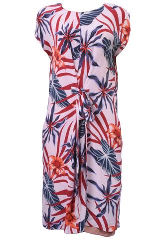 Vestido Le Lis Blanc Estampado Bege