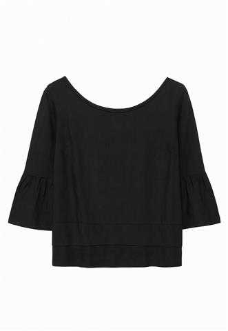 Blusa Le Lis Blanc Seda Preta