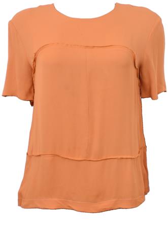 Blusa Le Lis Blanc Costuras Amarela