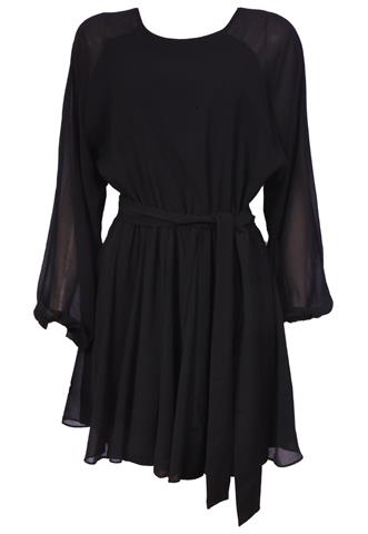 Vestido Le Lis Blanc Liso Preto