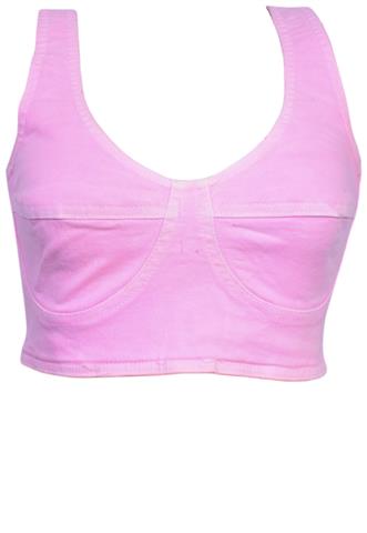 Top Le Blog Jeans Rosa