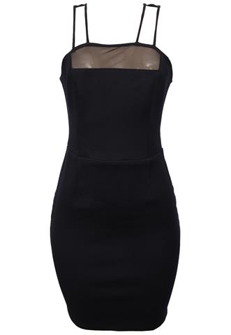 Vestido Leeloo DetalheTule Preto