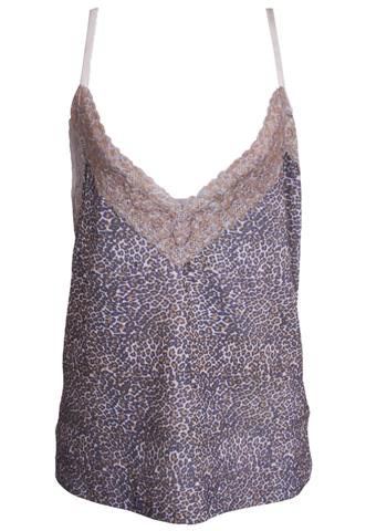 Blusa Luigi Bertolli Animal Print Bege