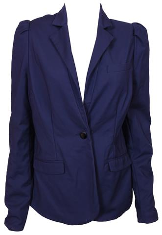 Blazer Luigi Bertolli Liso Azul