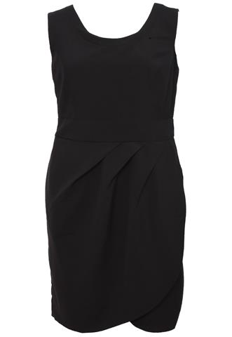 Vestido Luigi Bertolli Drapeado Preto