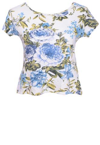 Blusa Luigi Bertolli Florida Branca