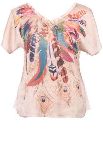 Blusa Luigi Bertolli Pena Bege