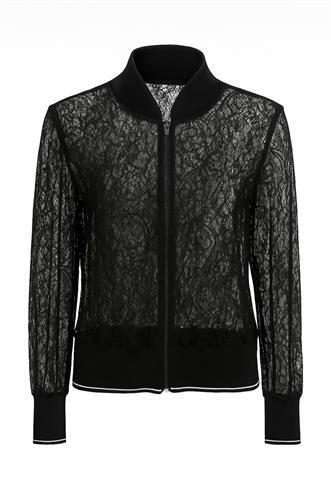 Jaqueta Loungerie Renda Preta