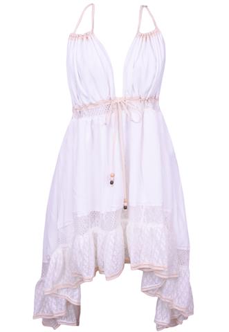 Vestido Letih Boho Branco