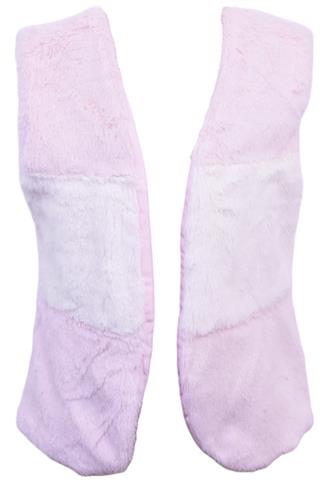 Colete Le petit Kukiê Pelucia Rosa/Branca
