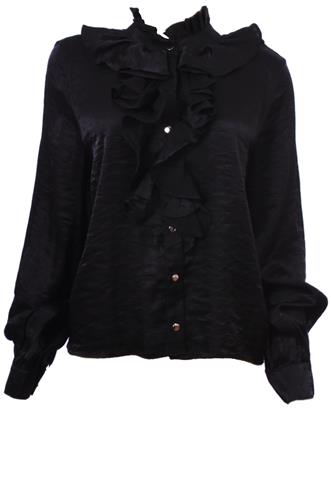 Camisa Lança Perfume Brilhosa Preta