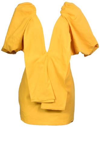 Vestido Lança Perfume Algodão Amarelo