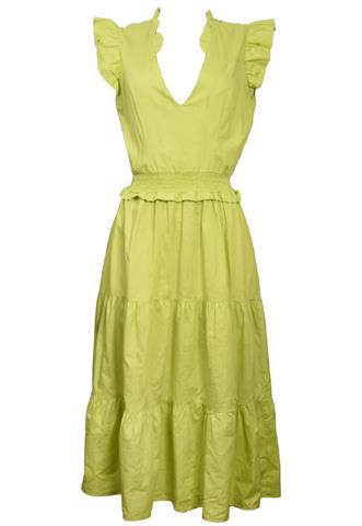 Vestido Le Salis Liso Verde