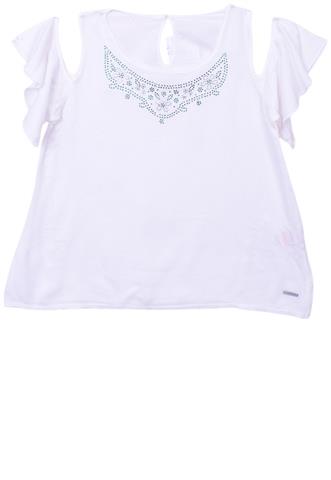 Blusa Marisol Brilhos Branca