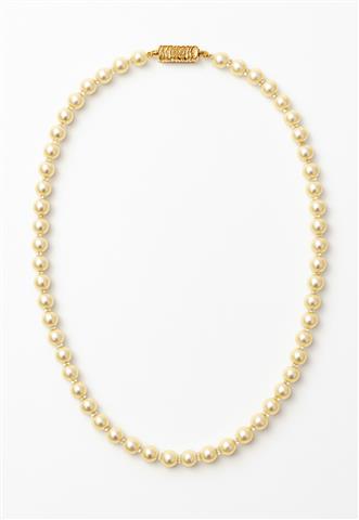 Colar Mallorca Pérola Pequeno Off White