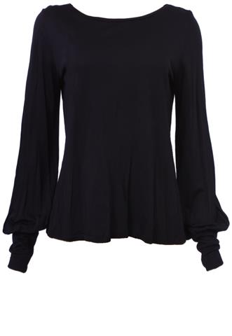 Blusa Maria Filó Transpassada Preta