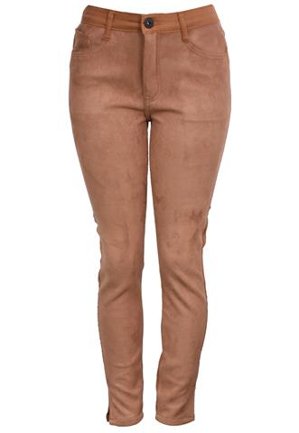 Calça Maria Filó Suede Marrom