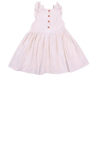 Vestido The Mini Forest Liso Bege