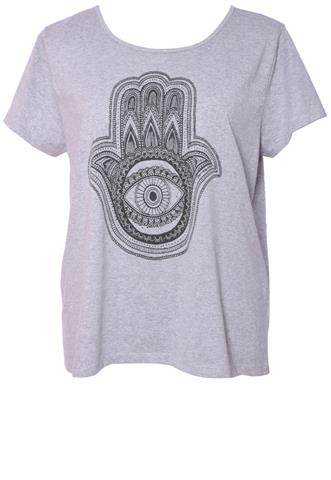 Blusa Marguerite Olho Grego Cinza
