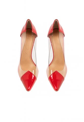 Scarpin Marrie Josefine Silicone Vermelho