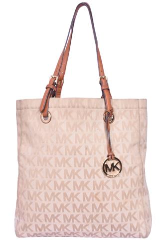 Bolsa Michael Kors Monograma Bege
