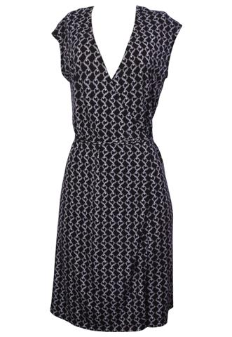 Vestido Michael Kors Transpassado Preto