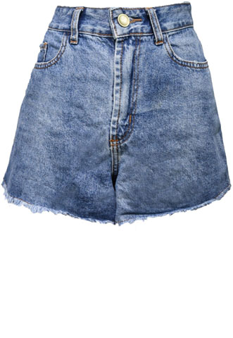 Short Mundo Lolita Hot Pants Azul