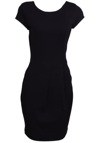 Vestido Marcia Mello Liso Preto