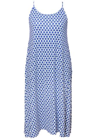 Vestido Memove Estampado Azul/Branco