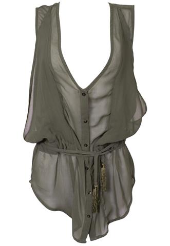 Blusa Marina Rui Transparência Verde