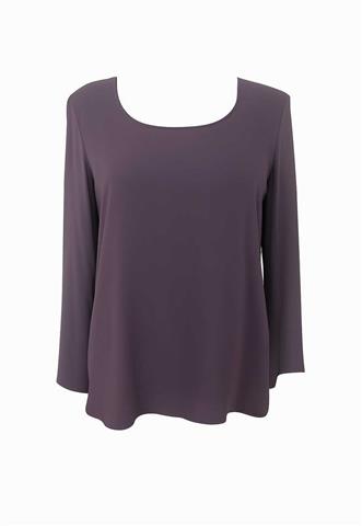 Blusa Mob Manga Longa Roxa