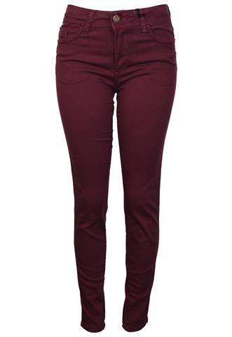 Calça Sarja Mob Skinny Vinho