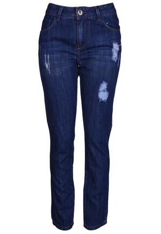 Calça Jeans Mob Boyfriend Azul