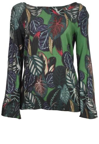 Blusa Mob Estampada Verde