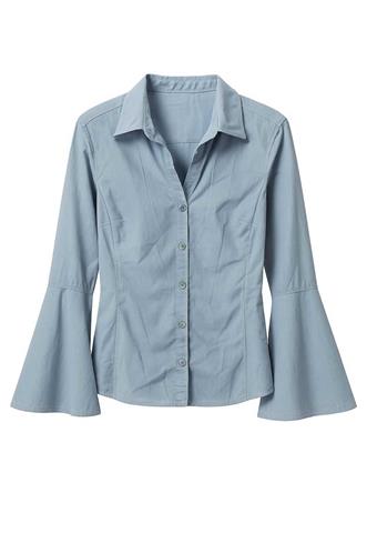 Camisa MOB Manga Flare Azul