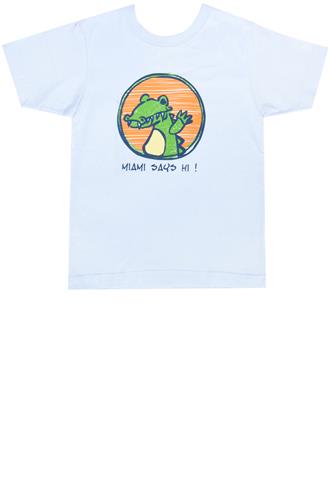 Camiseta Morpho Crocodilo Azul