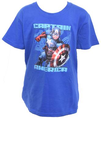 Camiseta Marvel Capitão América Azul