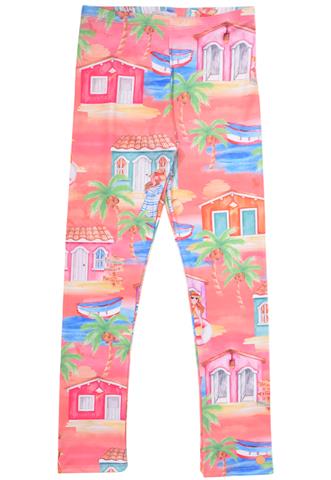 Legging Mon Sucré Praia Laranja