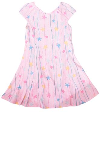 Vestido Mon Sucré Estrelas Rosa