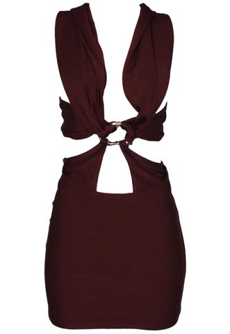 Conjunto Mars The Label Recortes Marrom