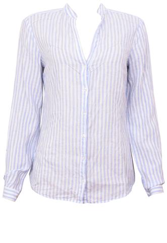 Camisa Massimo Listras Azul/Branca