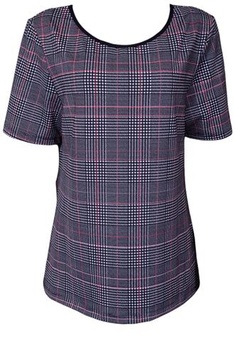 Blusa Maria Zach Xadrez Preta/Branca