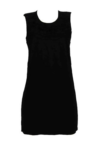 Vestido Opera Rock Decote Preto