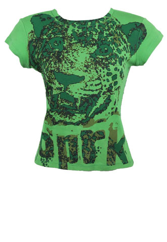 Camiseta Opera Rock Estampada Verde